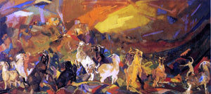 Arthur B Davies Wild H-Goats Dance - Canvas Art Print