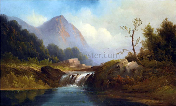  Robert Scott Duncanson Wilderness Idyll - Canvas Art Print
