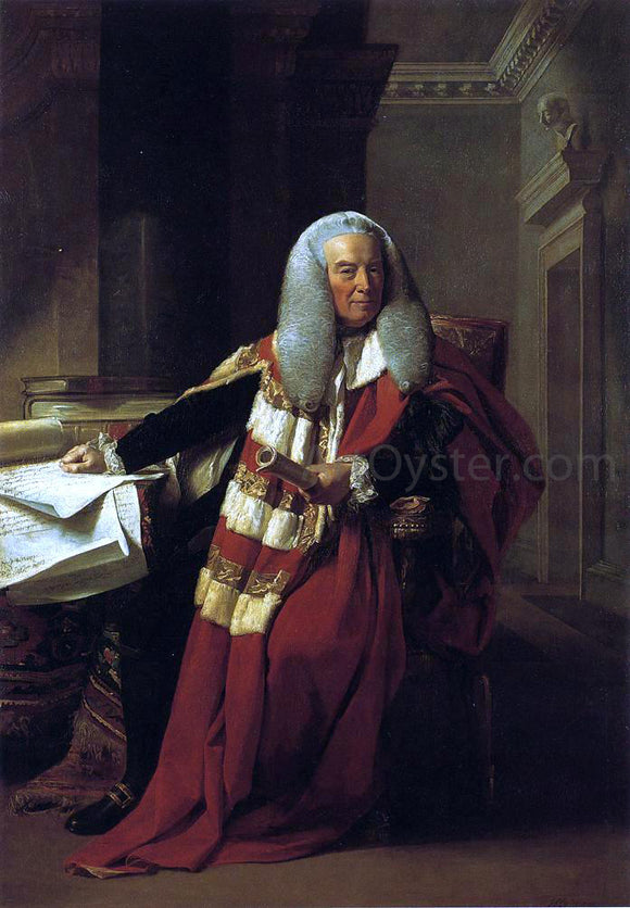  John Singleton Copley William Murray, 1st Earl of Mansfield - Canvas Art Print