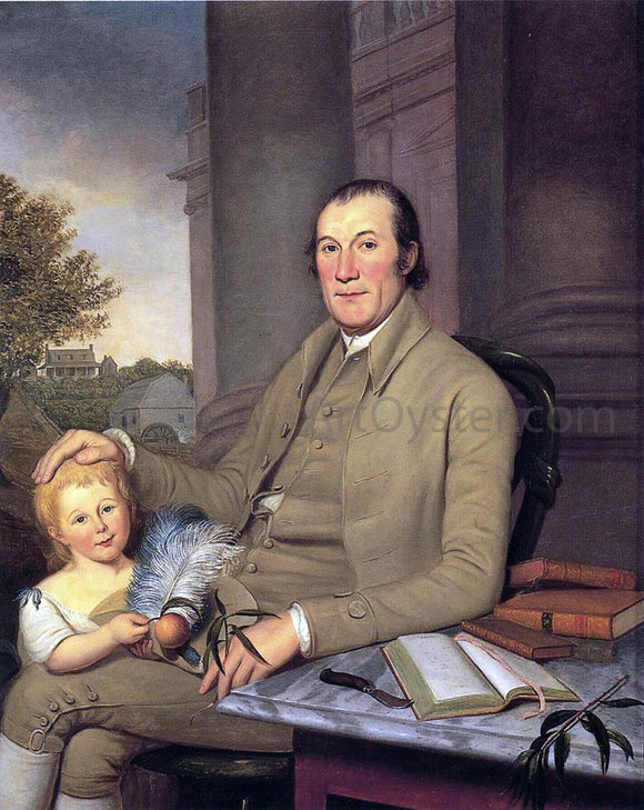  Charles Willson Peale William Smith and His Grandson - Canvas Art Print