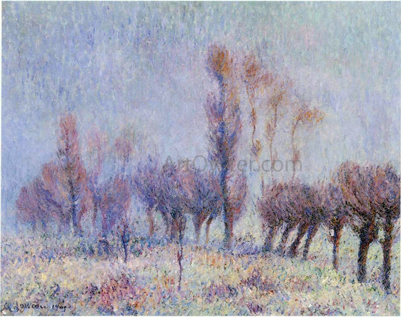  Gustave Loiseau Willows in Fog - Canvas Art Print