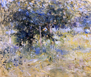  Berthe Morisot Willows in the Garden at Bougival - Canvas Art Print