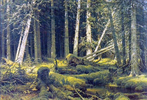  Ivan Ivanovich Shishkin Windfall - Canvas Art Print