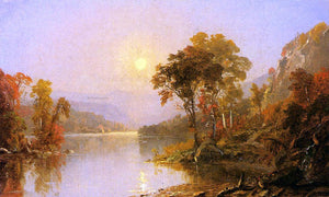  Jasper Francis Cropsey Winding River - Canvas Art Print