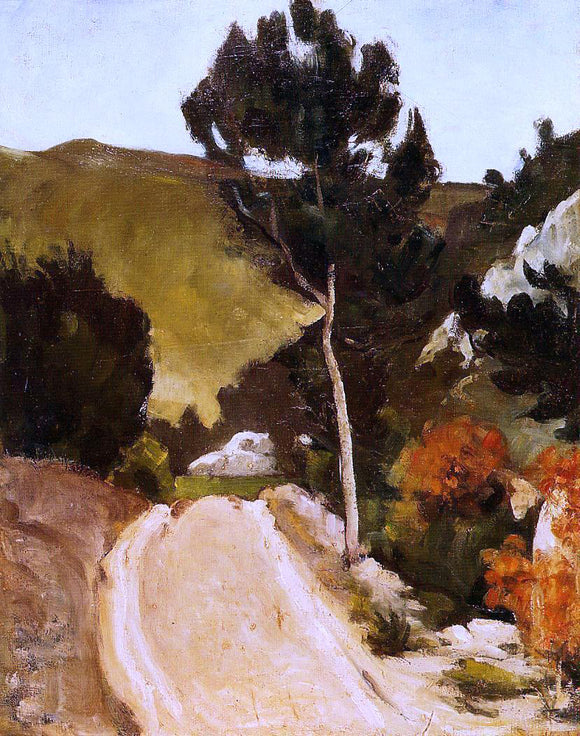  Paul Cezanne Winding Road in Provence - Canvas Art Print