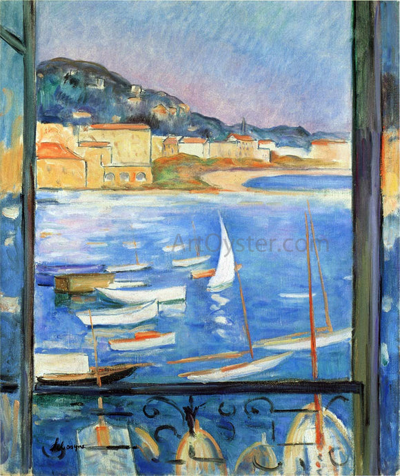  Henri Lebasque A Window Overlooking the Port - Canvas Art Print
