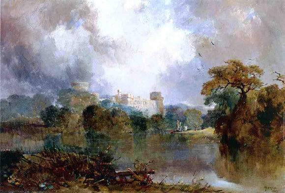  Thomas Moran Windsor Castle - Canvas Art Print