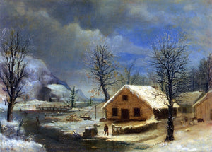  Robert Scott Duncanson Winter - Canvas Art Print