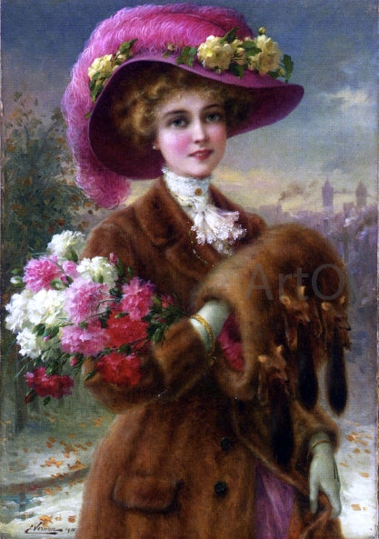  Emile Vernon Winter Beauty - Canvas Art Print