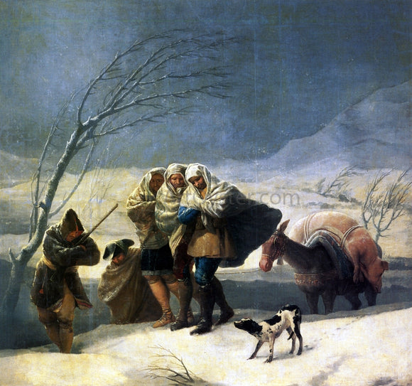  Francisco Jose de Goya Y Lucientes Winter - Canvas Art Print