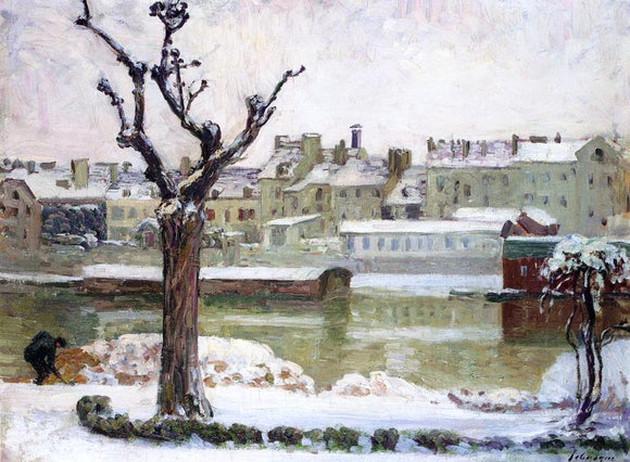  Henri Lebasque Winter in Lagny - Canvas Art Print