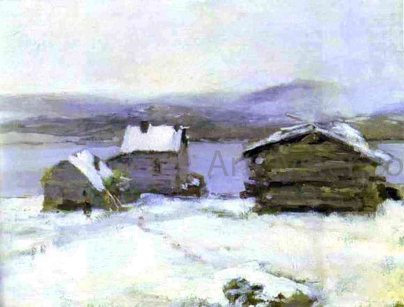  Constantin Alexeevich Korovin Winter in Lapland - Canvas Art Print