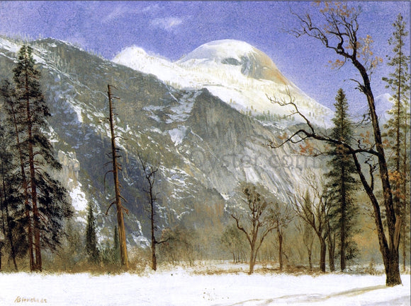  Albert Bierstadt Winter in Yosemite Valley - Canvas Art Print