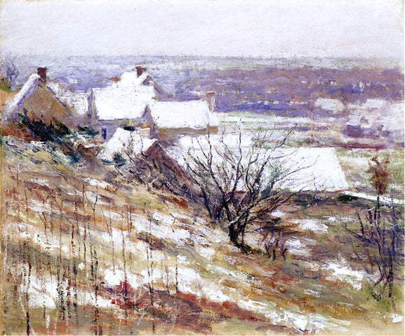  Theodore Robinson Winter Landscape - Canvas Art Print