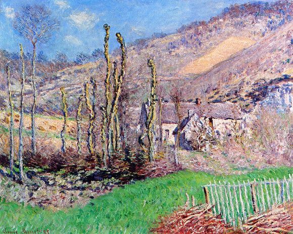  Claude Oscar Monet Winter Landscape at the Val de Falaise - Canvas Art Print