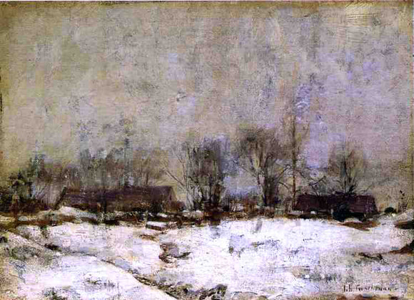  John Twachtman Winter Landscape, Cincinnati - Canvas Art Print