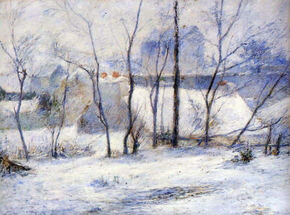 Paul Gauguin Winter Landscape, Effect of Snow (also known as Snow at Vaugirard, II) - Canvas Art Print