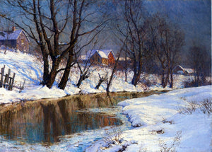  Walter Launt Palmer Winter Morning - Canvas Art Print