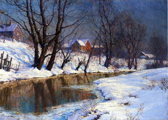  Walter Launt Palmer Winter Morning - Canvas Art Print