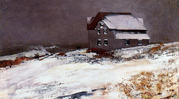  Winslow Homer Winter, Prout's Neck, Maine - Canvas Art Print