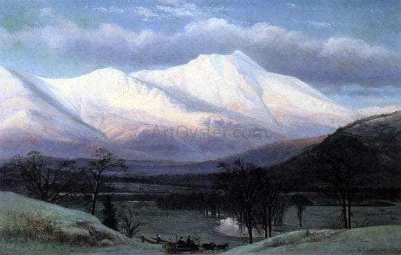  Benjamin Champney Winter Scene, North Moat Mountain - Canvas Art Print