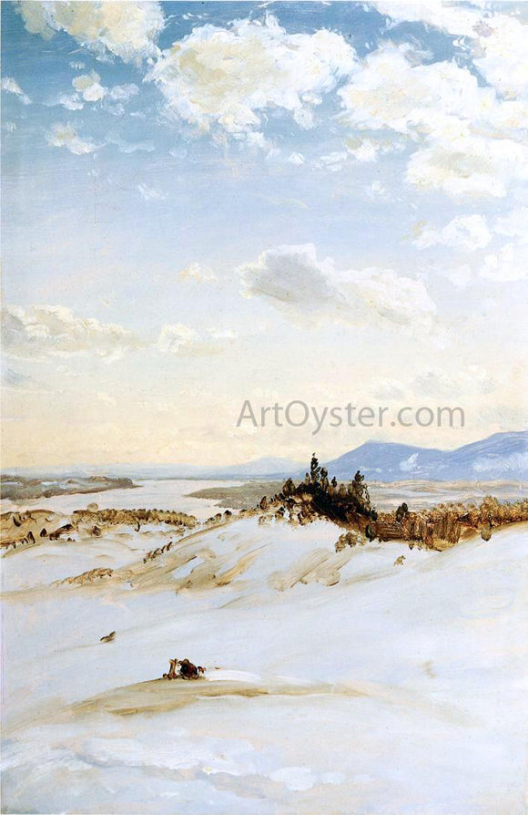  Frederic Edwin Church Winter Scene, Olana - Canvas Art Print