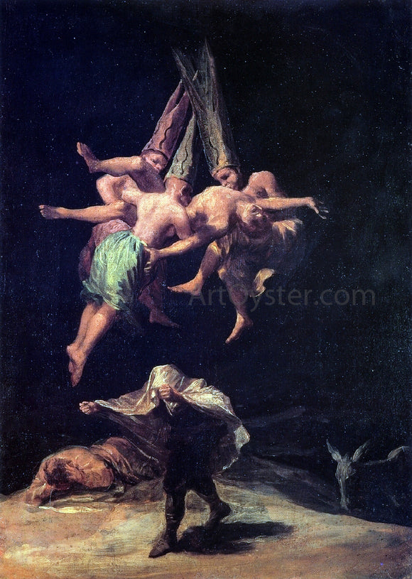  Francisco Jose de Goya Y Lucientes Witches in the Air - Canvas Art Print