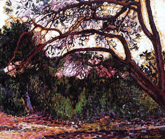  Henri Edmond Cross Wooded Landscape - Canvas Art Print