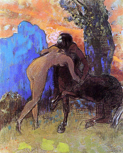  Odilon Redon Woman and Centaur - Canvas Art Print