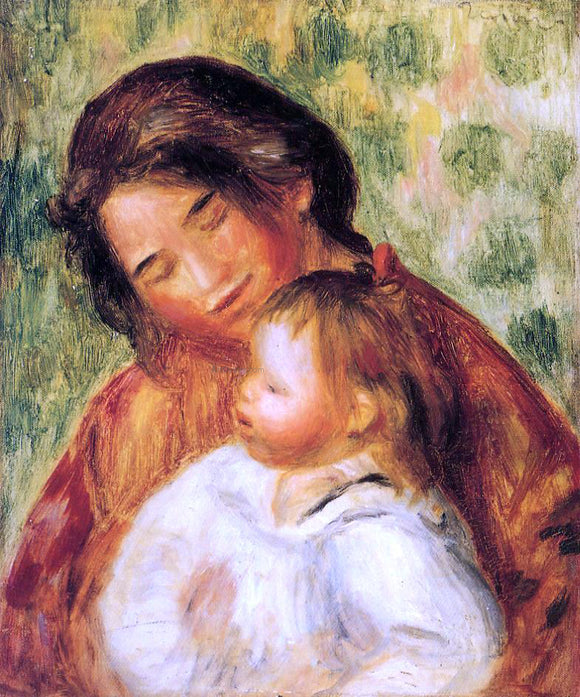  Pierre Auguste Renoir Woman and Child - Canvas Art Print