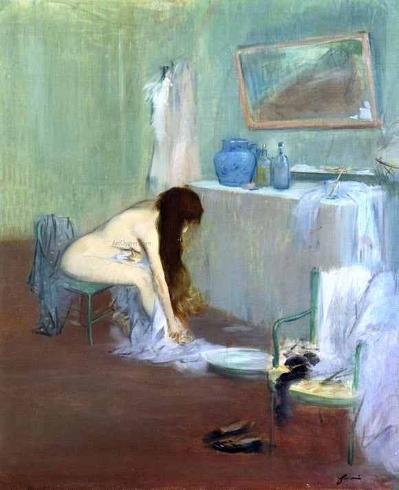  Jean-Louis Forain Woman at Her Toilette - Canvas Art Print