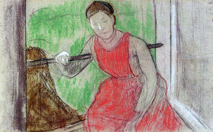  Edgar Degas Woman at the Windoiw - Canvas Art Print