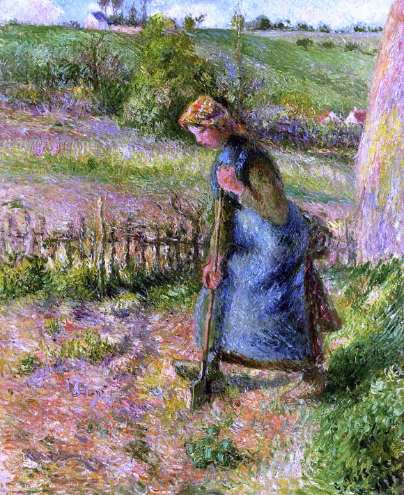  Camille Pissarro Woman Digging - Canvas Art Print