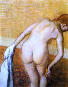  Edgar Degas Woman Having a Bath - Canvas Art Print