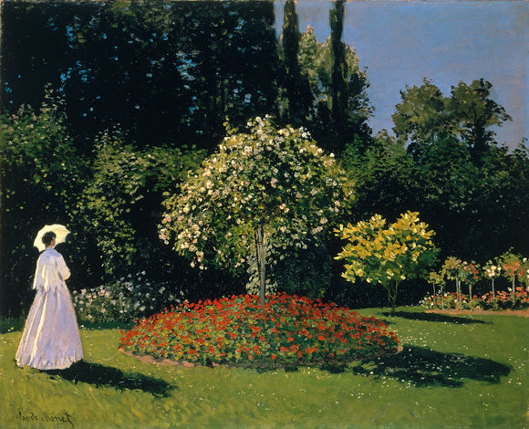  Claude Oscar Monet Woman in the Garden - Canvas Art Print