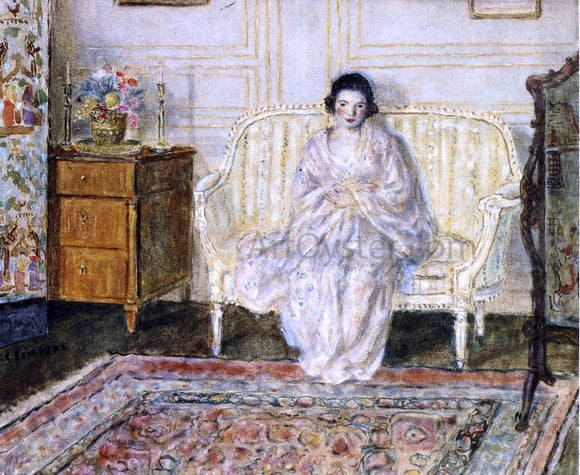  Frederick Carl Frieseke Woman in an Interior - Canvas Art Print