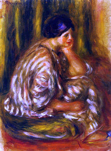  Pierre Auguste Renoir Woman in an Oriental Costume - Canvas Art Print