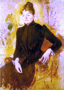  Mary Cassatt Woman in Black - Canvas Art Print