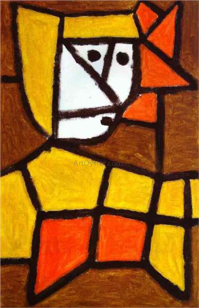  Paul Klee Woman in Peasant Dress - Canvas Art Print