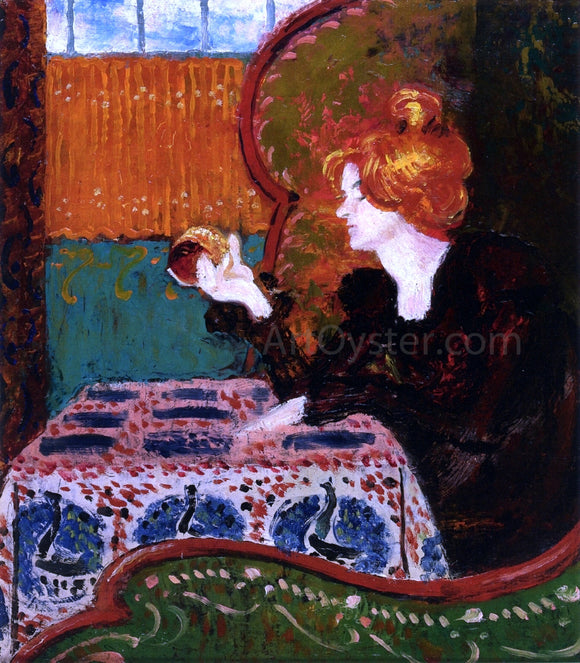  Georges Lemmen Woman in Profile - Canvas Art Print