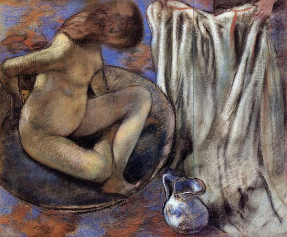  Edgar Degas Woman in the Tub - Canvas Art Print