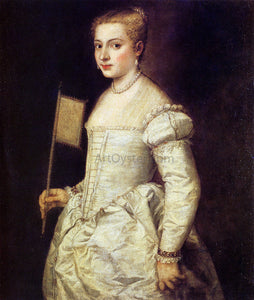  Titian Woman in White - Canvas Art Print