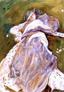  John Singer Sargent Woman Reclining - Canvas Art Print