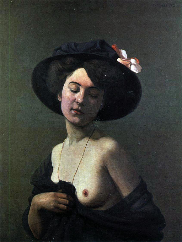  Felix Vallotton Woman with a Black Hat - Canvas Art Print