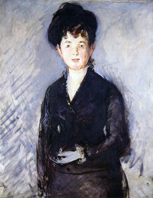  Edouard Manet Woman with a Gold Pin - Canvas Art Print