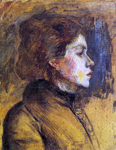  Henri De Toulouse-Lautrec Woman's Head - Canvas Art Print