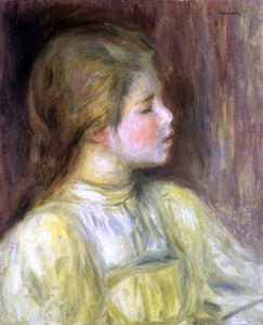  Pierre Auguste Renoir Woman's Head, The Thinker - Canvas Art Print