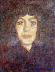  Amedeo Modigliani Woman's Head with Beauty Spot - Canvas Art Print
