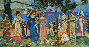  Maurice Prendergast Women at Seashore - Canvas Art Print