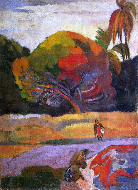  Paul Gauguin Women at the Riverside - Canvas Art Print